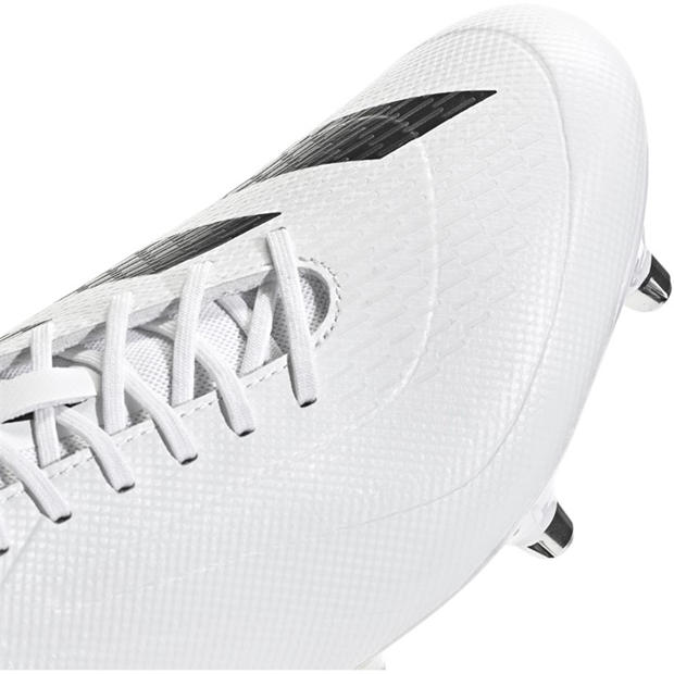 Wht/Blk/luc - adidas - Adizero RS15 Ultimate Adults Soft Ground Rugby Boots