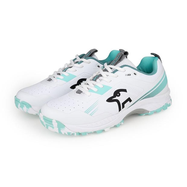 White/Blue - Kookaburra Sport - Kookaburra Pro 4.0 Cricket Shoe - Rubber Sole - Adult