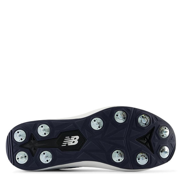 White/Blue - New Balance - Men's Spike Lightweight Mesh Metal Cricket Spikes