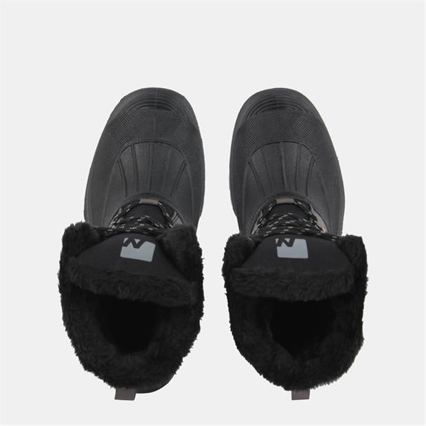 Сиво/Черно - Nevica - Men's Lace Up EVA Insole Mid High Snow Boots