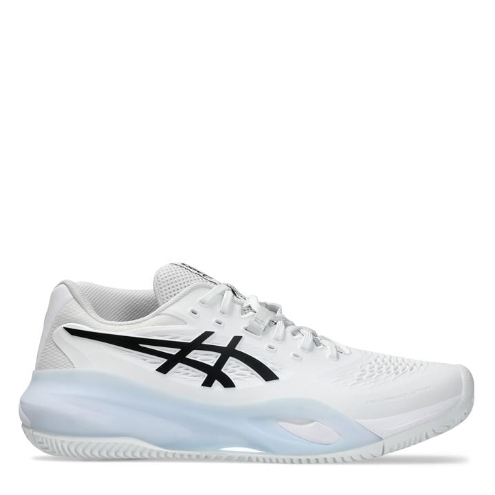 Asics Men's White Gel-Resolution X Clay Tennis Shoes in Size 7, Sports Direct