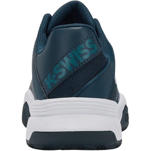 Тюркоазено/Бяло/Аква - K-Swiss - Men's Court Express HB Clay Court Lace Up Tennis Shoes
