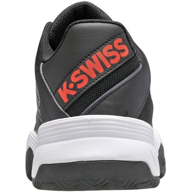 Лимузина/Бяло/Червено - K-Swiss - Men's Court Express HB Clay Court Lace Up Tennis Shoes
