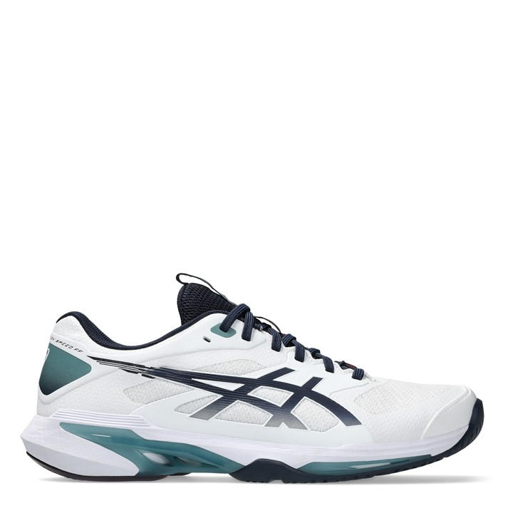 Asics Men's White Solution Tennis Shoes in Size 9, Sports Direct
