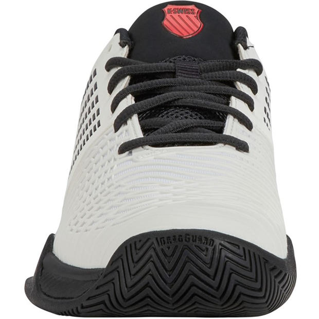 Бяло/Лимузина/Червено - K-Swiss - Men's Express Light 3 HB Lightweight Clay Court Tennis Shoes