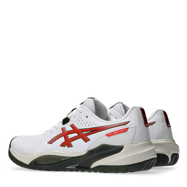 White/Red - Asics - Men's Tennis Shoes
