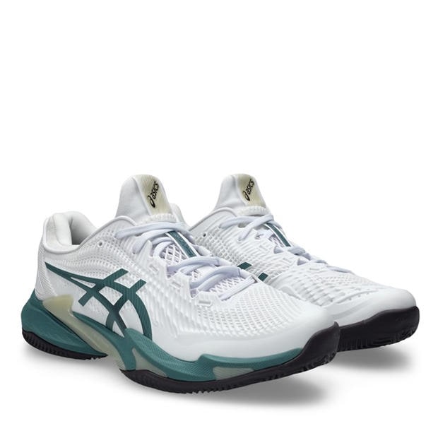 White -Clay - Asics - Men's Court FF3 Tennis Shoes