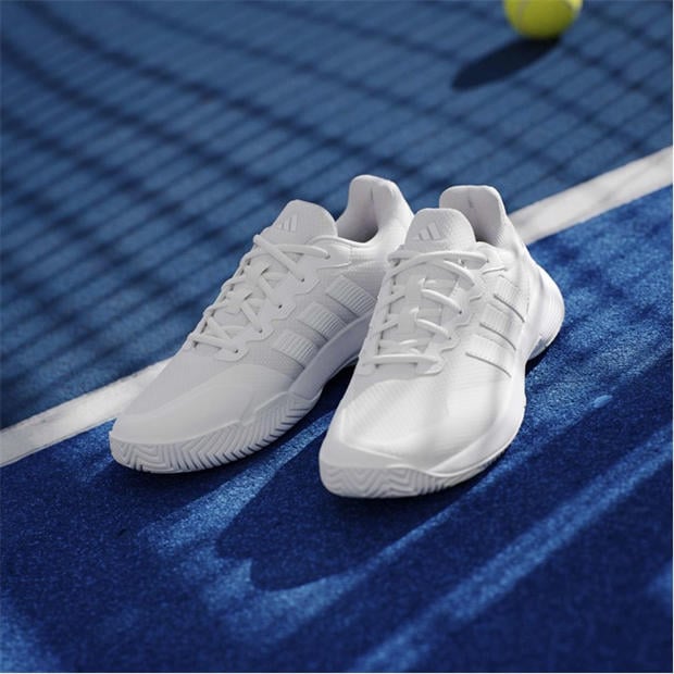 Бяло/Матно сребърно - adidas - Men's Gamecourt Tennis Shoes