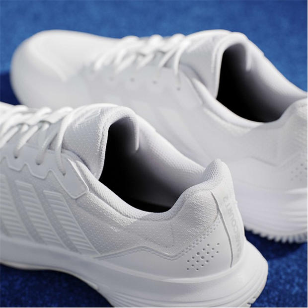 Бяло/Матно сребърно - adidas - Men's Gamecourt Tennis Shoes
