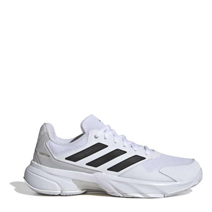 Adidas Men's White Courtjam Control Tennis Shoes in Size 7, Sports Direct