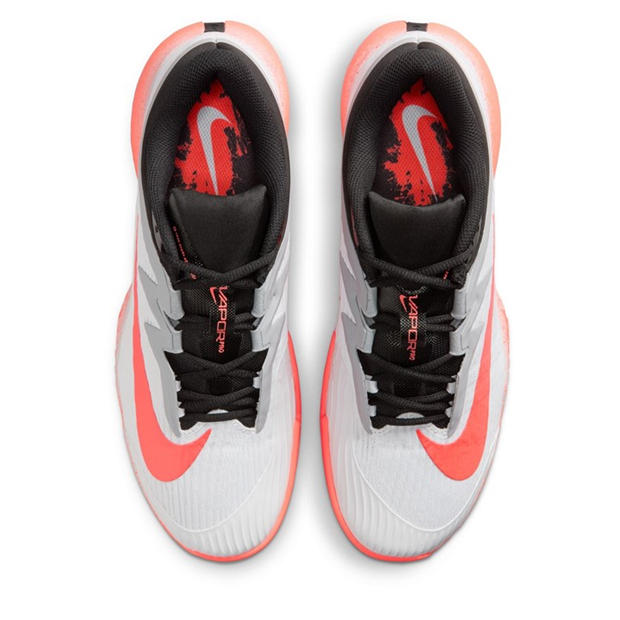 Бяло/Гореща лава - Nike - Vapor Pro 3 Tennis Shoes Womens