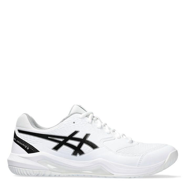 Asics Men's White Gel-Dedicate  in Size 8, Sports Direct