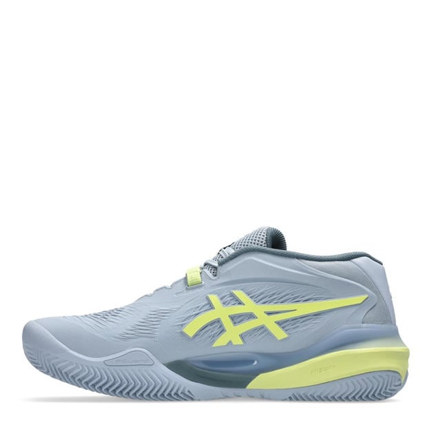 Grey Blue/Pi - Asics - Gel-Resolution X Clay Tennis Shoes Mens