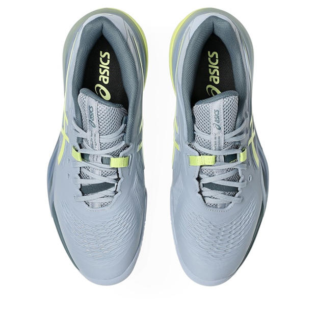 Grey Blue/Pi - Asics - Gel-Resolution X Clay Tennis Shoes Mens