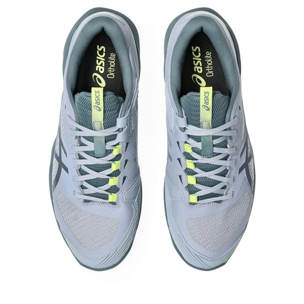 Grey Blue/Iron - Asics - Solution Speed Ff 4 Tennis Shoes Mens
