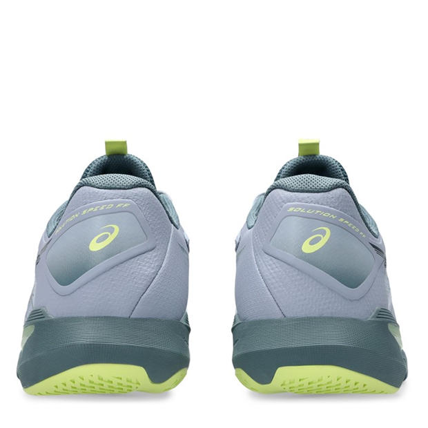 Grey Blue/Iron - Asics - Solution Speed Ff 4 Tennis Shoes Mens