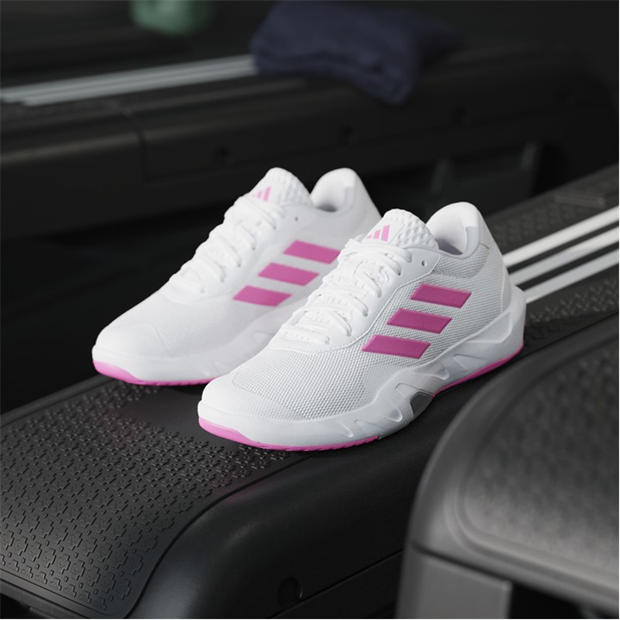 White/Lucid Pin - adidas - Women's Amplimove Trainer Tennis Shoes