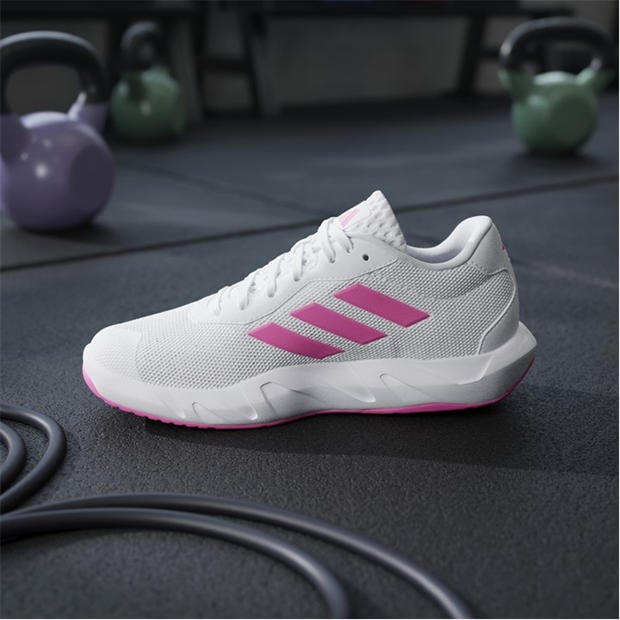 White/Lucid Pin - adidas - Women's Amplimove Trainer Tennis Shoes