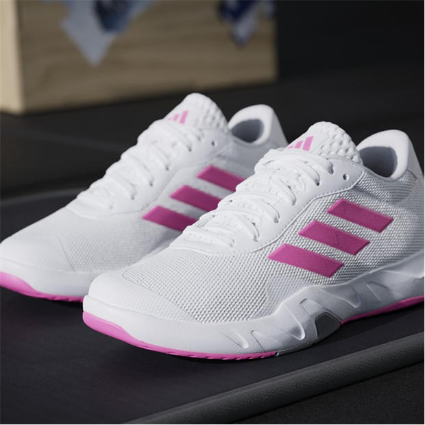White/Lucid Pin - adidas - Women's Amplimove Trainer Tennis Shoes
