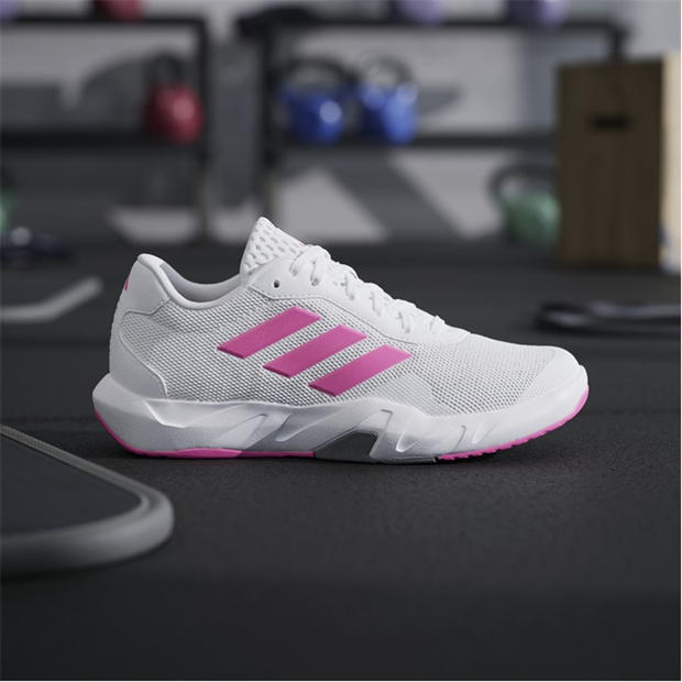 White/Lucid Pin - adidas - Women's Amplimove Trainer Tennis Shoes