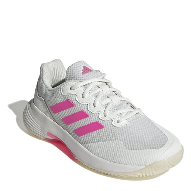 Alb/Roz/Negru - adidas - Gamecourt 2.0 Tennis Shoes Womens