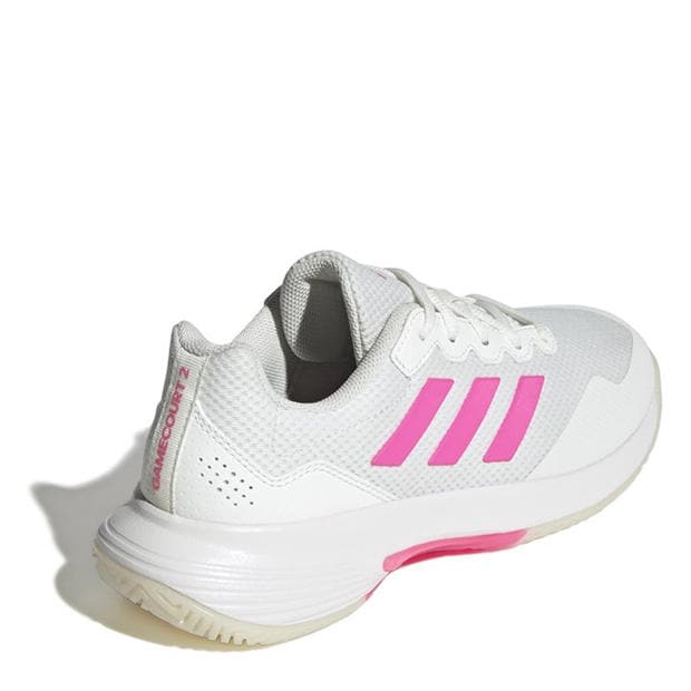 Alb/Roz/Negru - adidas - Gamecourt 2.0 Tennis Shoes Womens