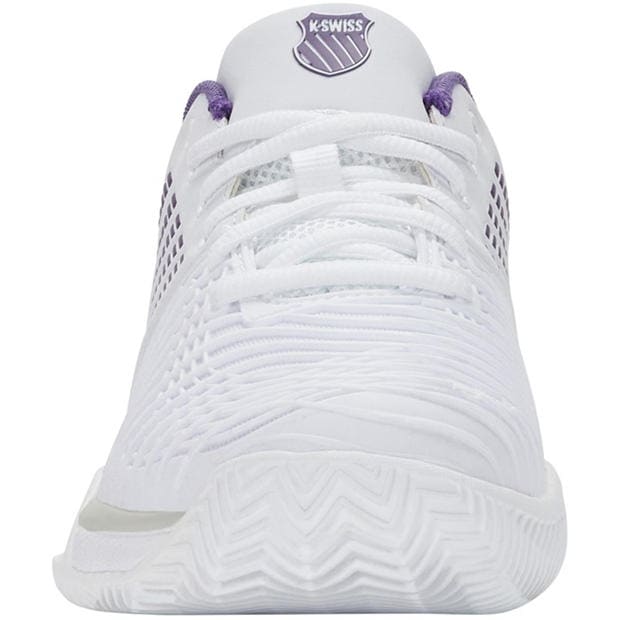 White/Purple - K-Swiss - Women's Express Lte Tennis Shoes