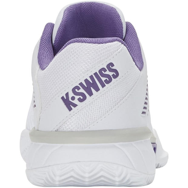 White/Purple - K-Swiss - Women's Express Lte Tennis Shoes