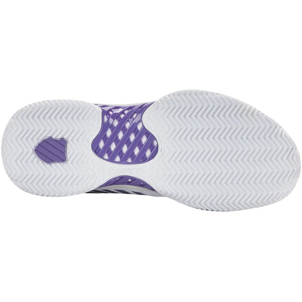 White/Purple - K-Swiss - Women's Express Lte Tennis Shoes