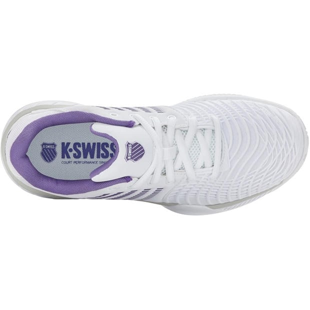 White/Purple - K-Swiss - Women's Express Lte Tennis Shoes