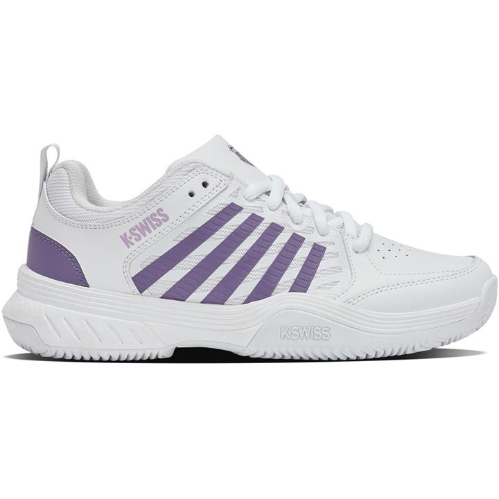 K-Swiss Women's White Cl Tennis Shoes in Size 7, Sports Direct