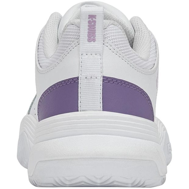 White/Purple - K-Swiss - Women's Cl Tennis Shoes