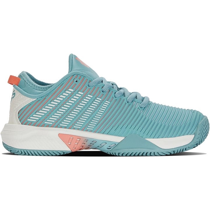 K-Swiss Women's  Hypercourt Supreme Clay Court Lace Up Tennis Shoes in Size 6.5, Sports Direct