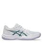 Wht/Foggy Teal - Asics - Upcourt 6 Womens Badminton Shoes
