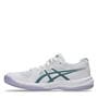 Wht/Foggy Teal - Asics - Upcourt 6 Womens Badminton Shoes