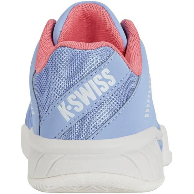 White/Strawbry - K-Swiss - Women's Express Light 3 All Court Lace Up Tennis Shoes