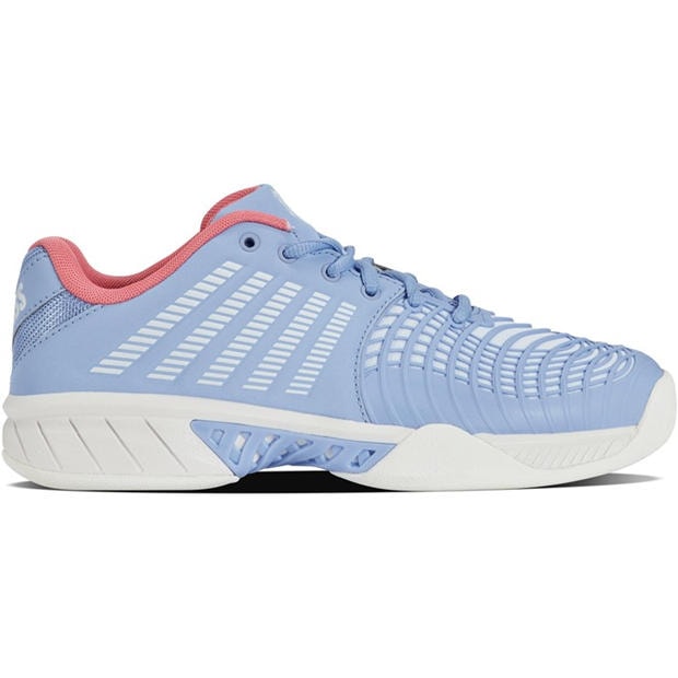 Бяло/Ягода - K-Swiss - Women's Express Light 3 HB Clay Court Lace Up Tennis Shoes