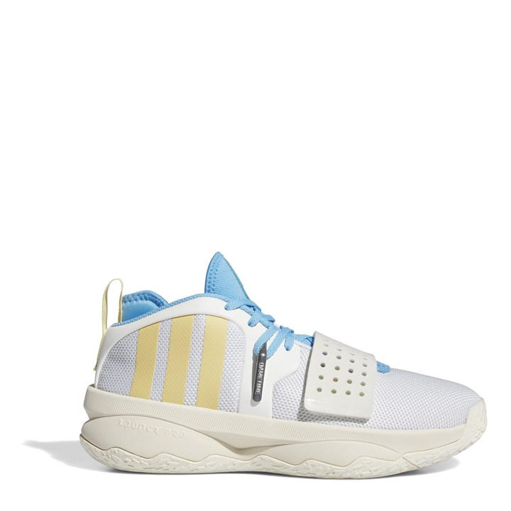 Adidas Men's White Dame 8 Extply Basketball Trainers in Size 11, Sports Direct
