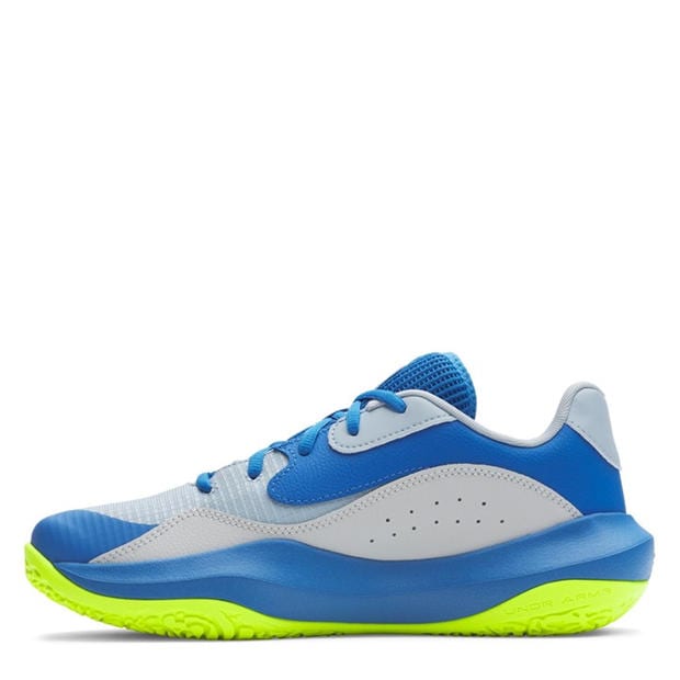 Blue - Under Armour - Under Armour Ua Lockdown 7 Low Basketball Trainers Mens