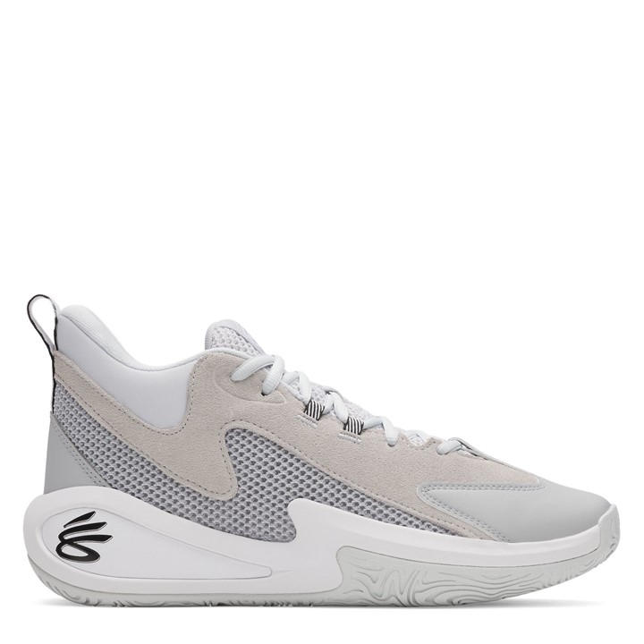Under Armour Men's Grey Curry Basketball Trainers in Size 11, Sports Direct