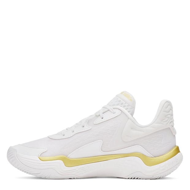 White - Under Armour - Men's Spawn 7 Basketball Trainers