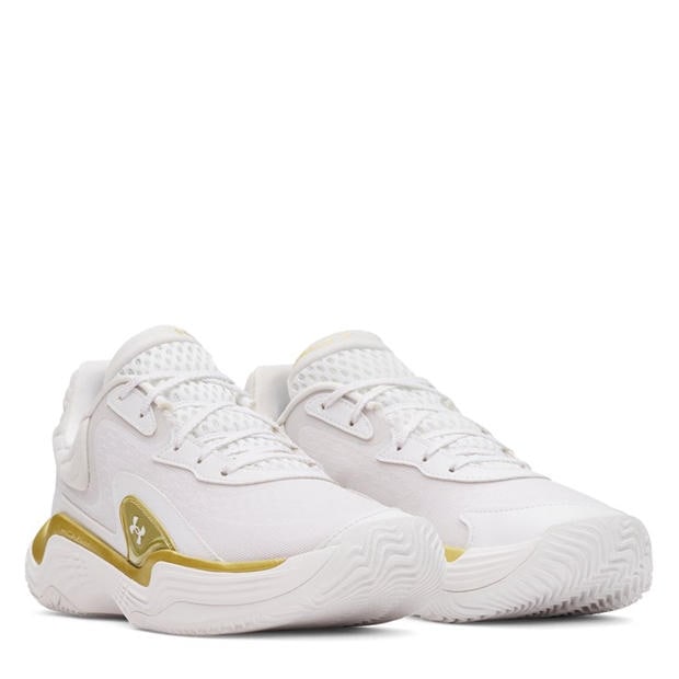 White - Under Armour - Men's Spawn 7 Basketball Trainers