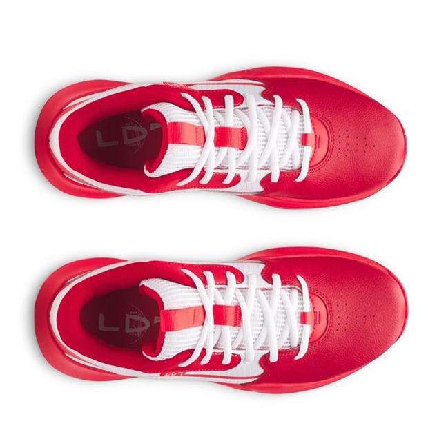 White - Under Armour - Men's Lockdown 7 Basketball Trainers