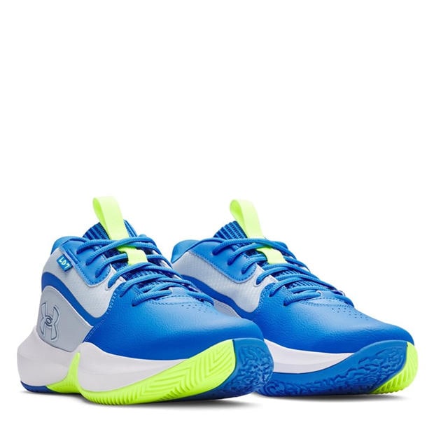 Blue - Under Armour - Men's Lockdown 7 Basketball Trainers
