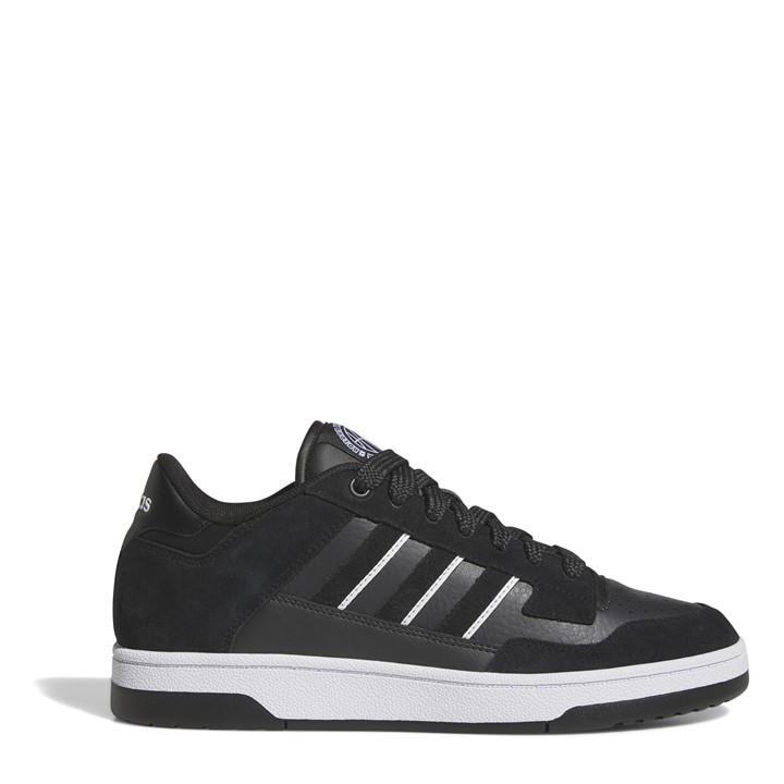 Adidas Men's Black Rapid Court Low-Top Trainers Size 10.5
