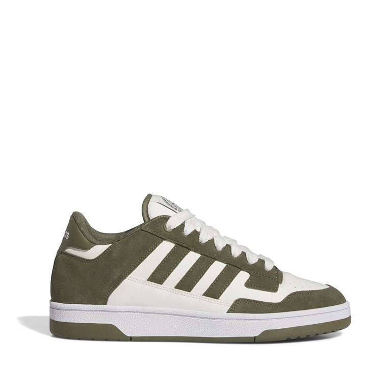 Adidas Men's Green Rapid Court Low-Top Trainers in Size 6.5, Sports Direct