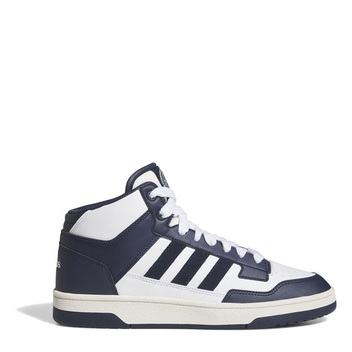 Adidas Men's Black Rapid Court Mid High-Top Trainers in Size 9.5, Sports Direct