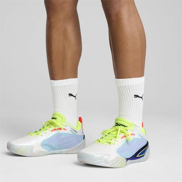 Light Aqua-Ye - Puma - Men's All-Pro Nitro Elite Basketball Trainers