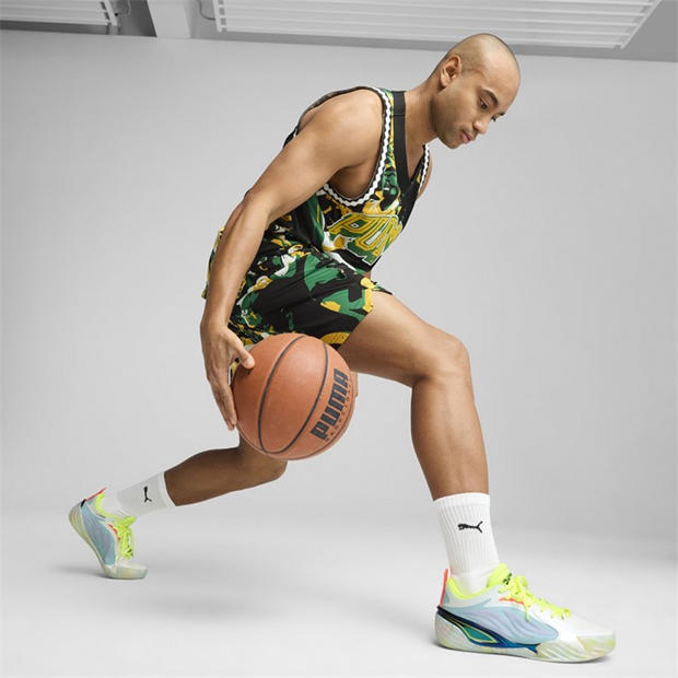 Light Aqua-Ye - Puma - Men's All-Pro Nitro Elite Basketball Trainers