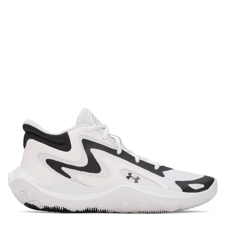 Under Armour Men's White Jet 25 Basketball Trainers in Size 8, Sports Direct